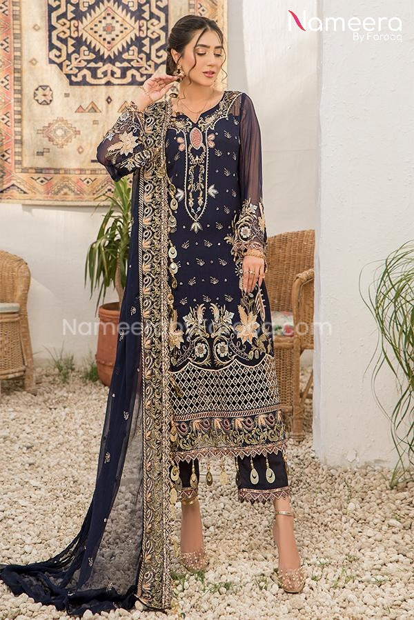 Blue Salwar Kameez