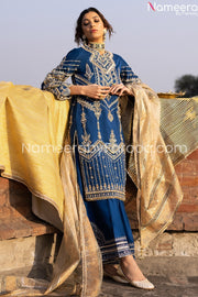 Blue salwar kameez