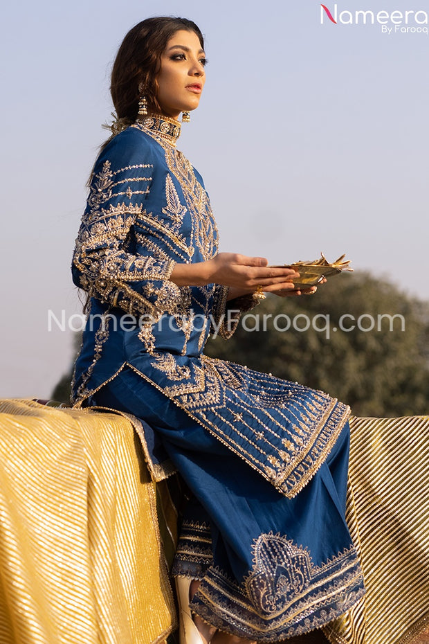 Blue salwar kameez 2021
