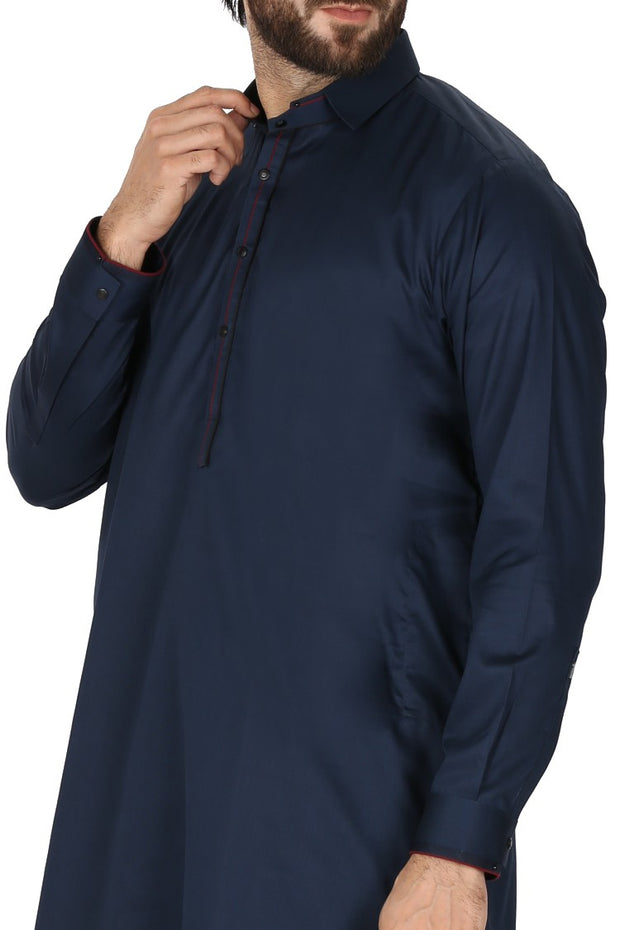 Blue men kameez