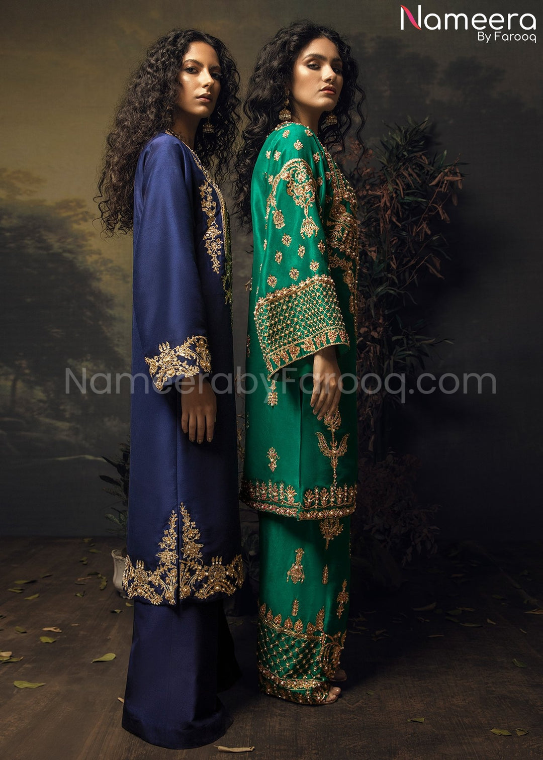 Blue Silk Salwar Kameez 2021