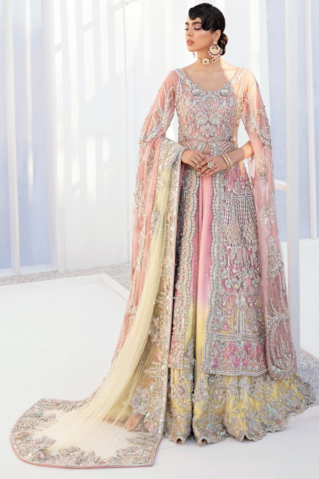 blush pink lehenga
