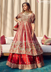 Bridal Dress in Red Colour