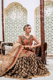 Bridal Gharara with Angrakha Dress Pakistani Online
