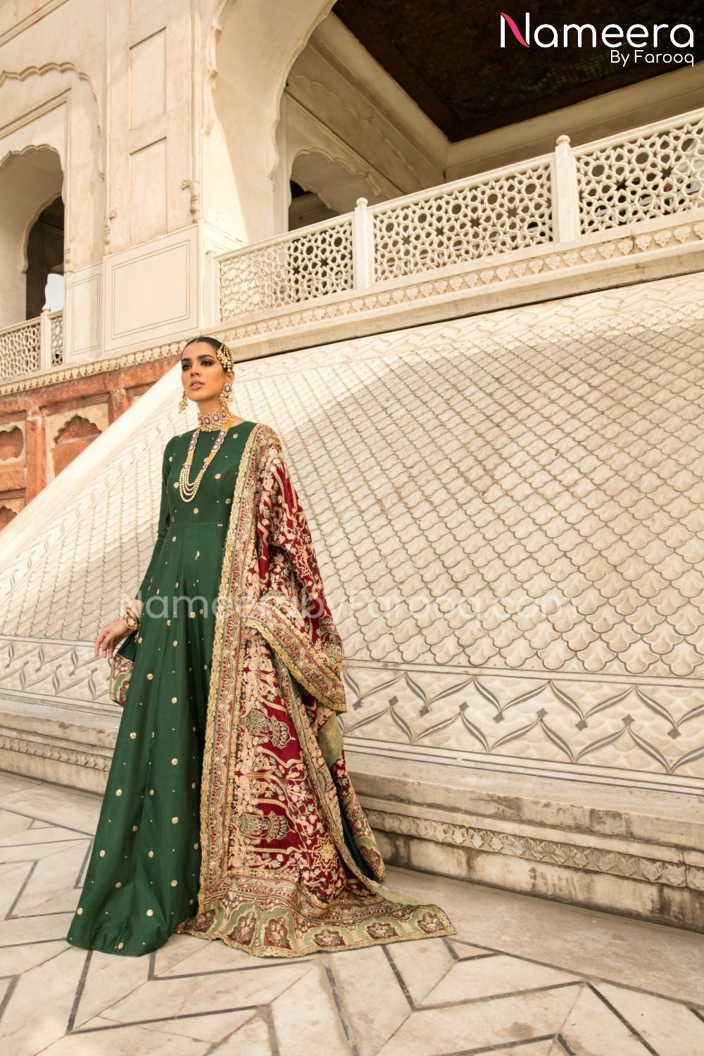 Bridal Green Dress