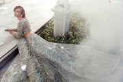 Bridal Grey Lehenga Choli