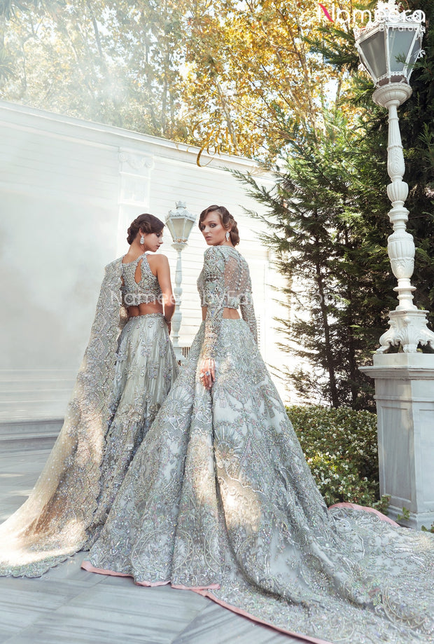 Bridal Grey Lehenga