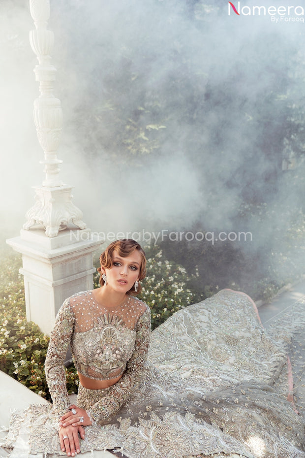 Bridal Grey Lehnga