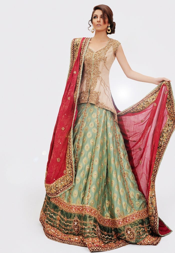 Bridal Jamawar Lehnga for Wedding