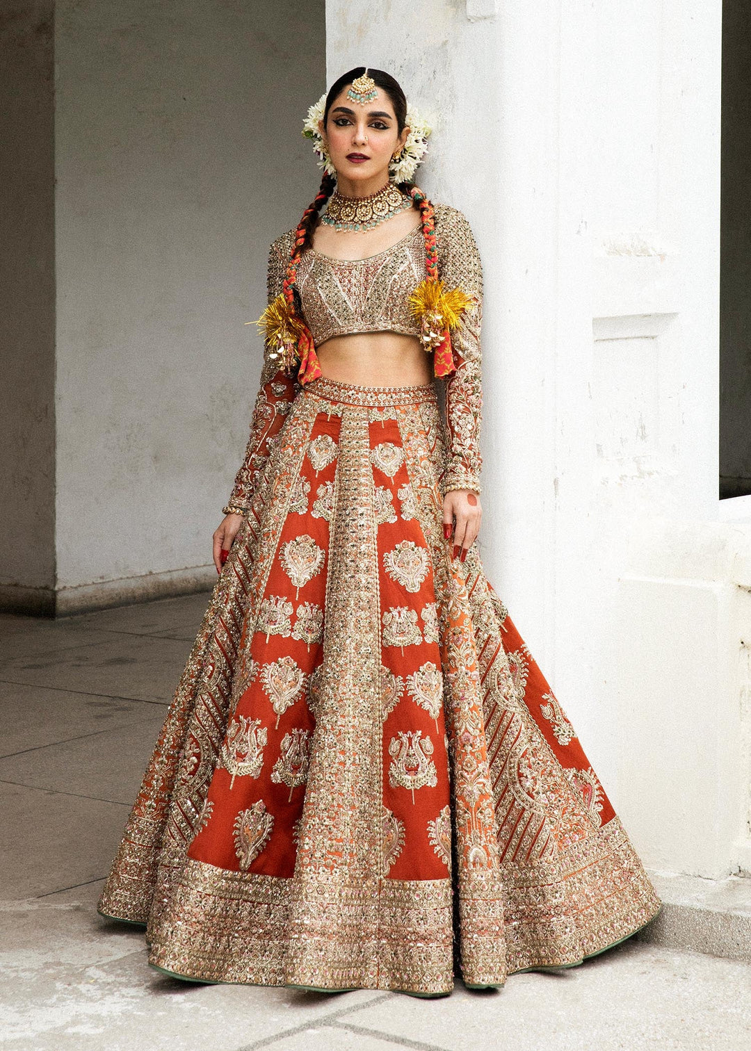 Luxury Pakistani Bridal Lehenga Choli for Weddings