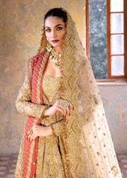 Bridal Lehenga Gown and Dupatta Pakistani Bridal Dress Online