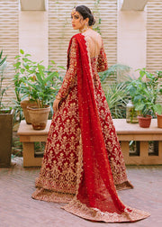 Bridal Lehenga in Red and Golden Colour  2022