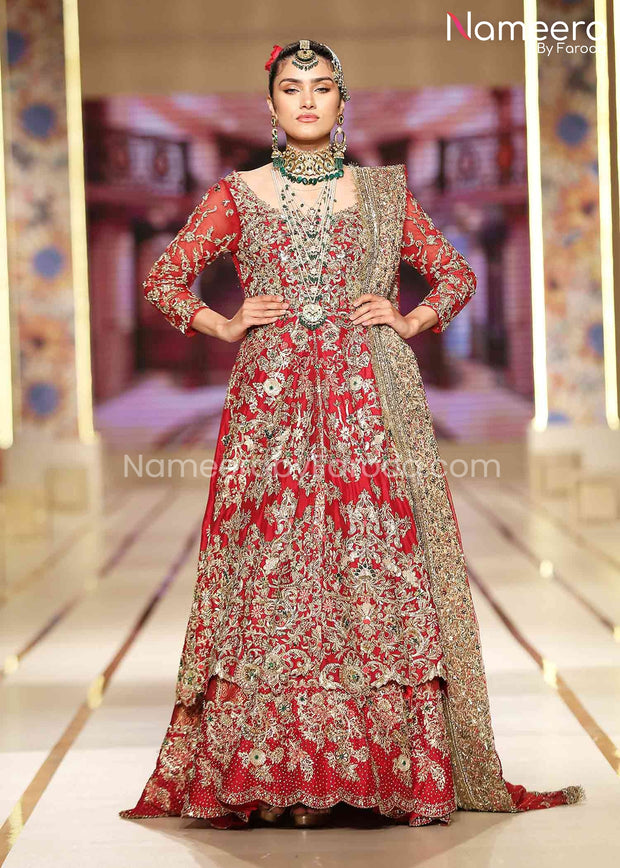 Bridal Lehenga with Long Shirt
