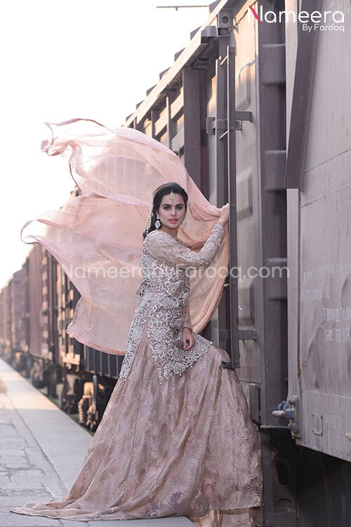 Bridal Lehenga with Short Kurti