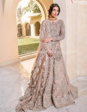Bridal lehenga with short shirt