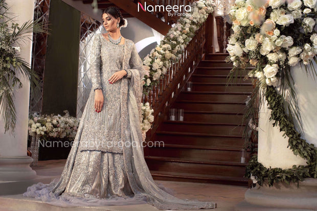 Bridal Lehenga with Train Dress
