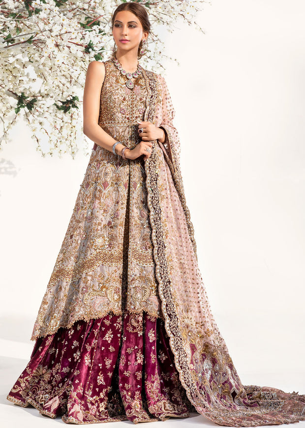 Bridal Long Frock with Lehnga