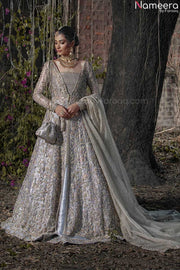 bridal maxi dress pakistani