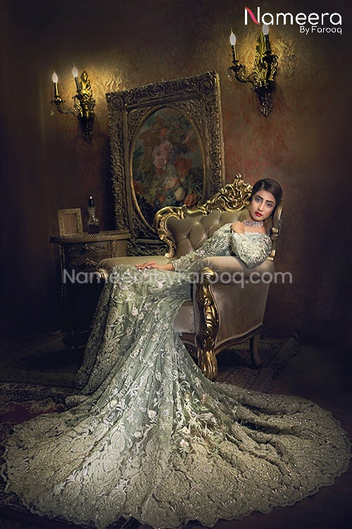 Bridal Maxi Dress for Weddings Pakistani