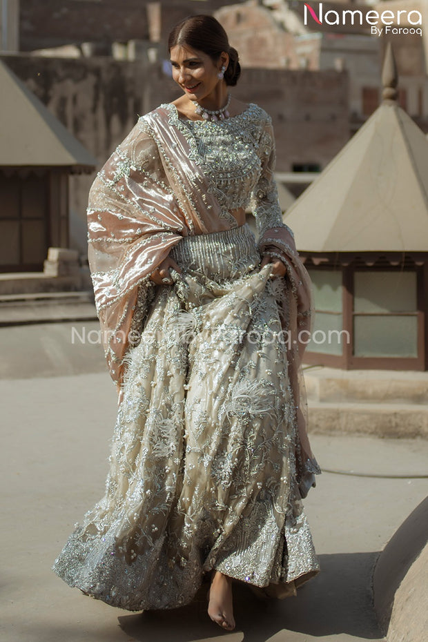 Bridal Net Lehenga Choli
