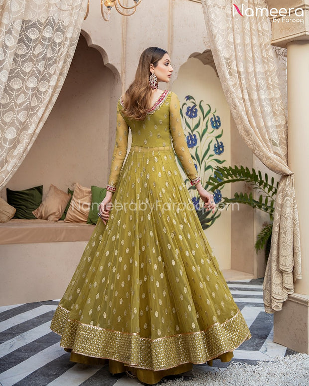 Bridal Sharara with Pishwas Pakistani Dress Online 2021 Nameera