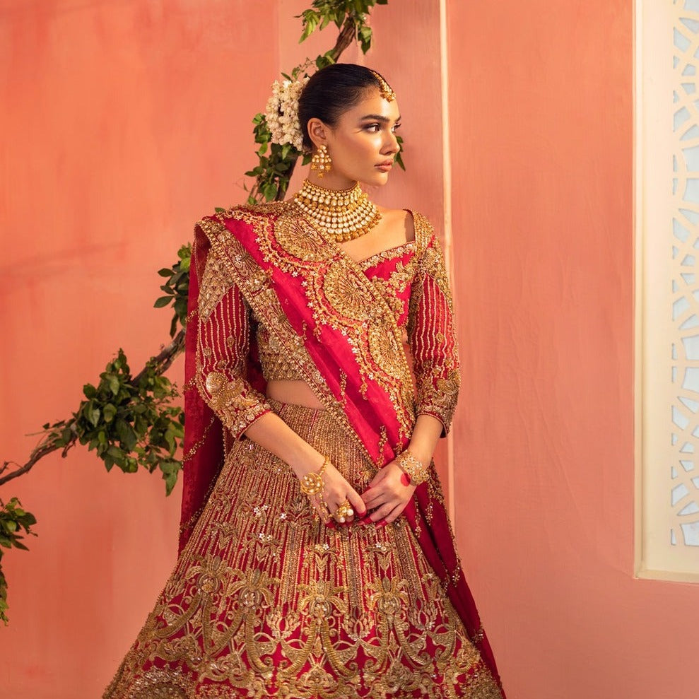 Bridal Red Lehenga Choli 