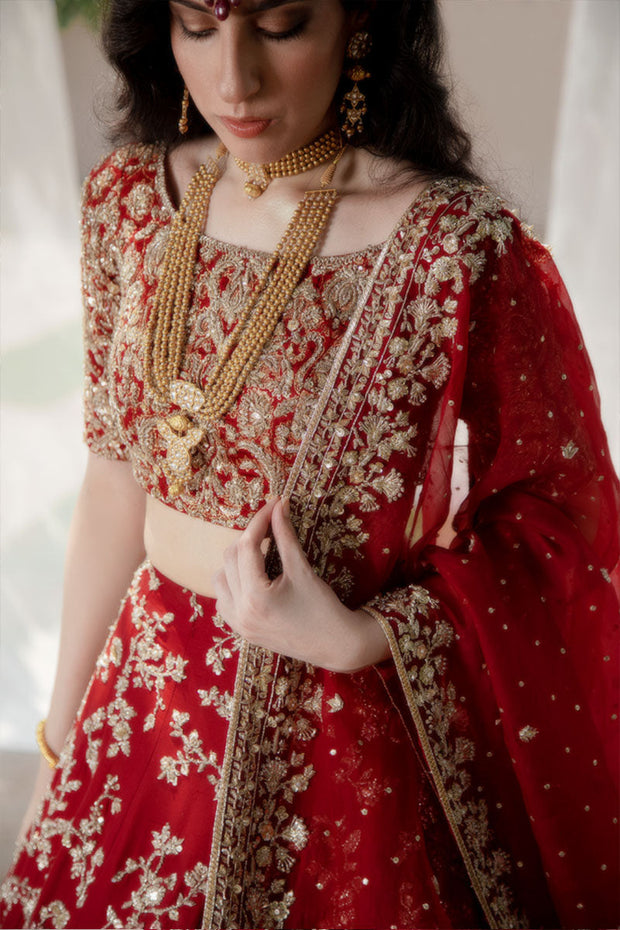 Bridal Red Lehenga Choli