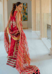 Bridal Red Lehenga Kameez Barat Dress Pakistani