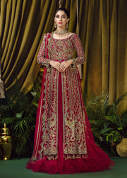 Bridal Ruffled Net Lehenga for Pakistani Wedding Dresses