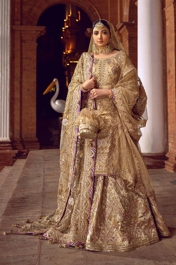 Latest Bridal Sharara Suit Traditional Bridal Dress Pakistani Nameera by Farooq Latest Bridal Sharara Suit Traditional Bridal Dress Pakistani Nameera by Farooq