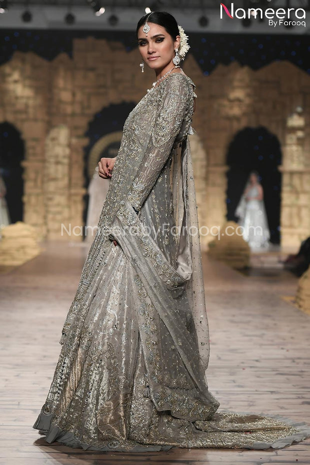 Bridal Silver Dress