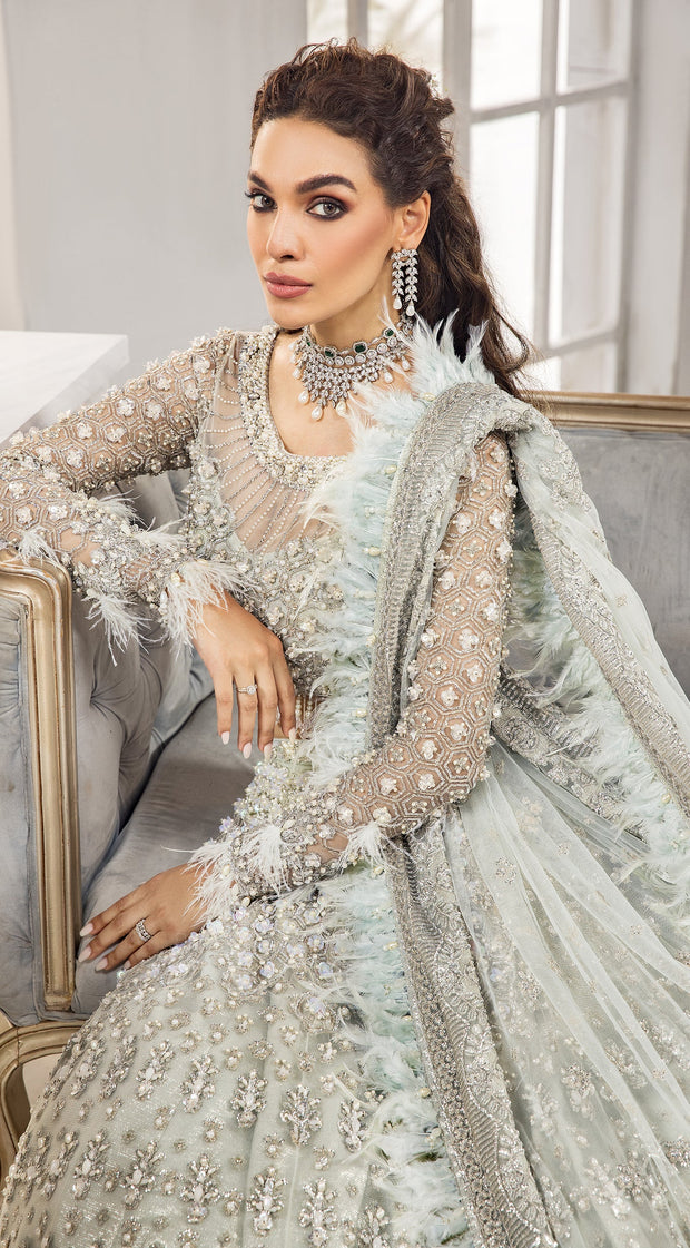 Bridal Silver Lehenga Choli 2023