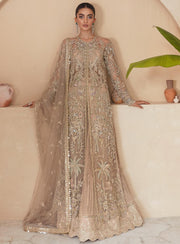 Bridal Wedding Dress in Net Gown and Sharara Style
