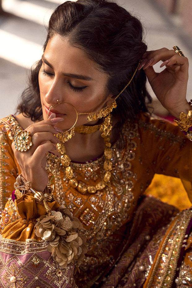 Bridal Yellow Lehenga Sharara 