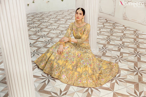 Bridal Yellow Lehenga