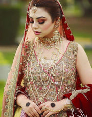 Bridal Heavy Necklace and Rani Haar Complete Look