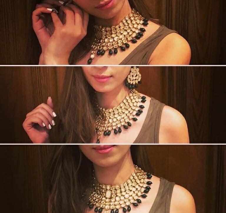 Bridal Kundan Choker Set Clear View
