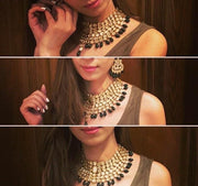 Bridal Kundan Choker Set Clear View