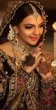 Bridal Kundan Rani Haar and Necklace Set