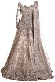 Pakistani Wedding Dress In Kundan Net 1
