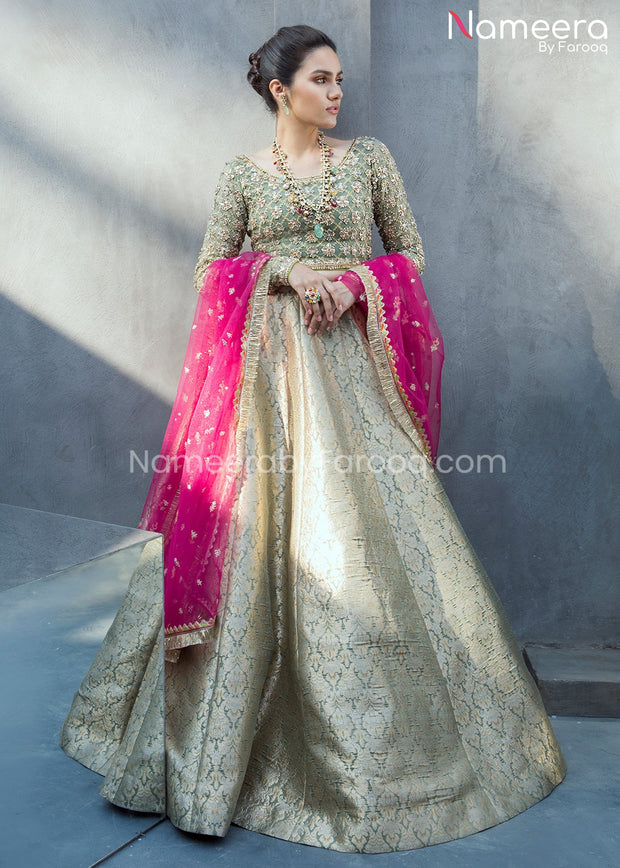 Brocade Bridal Lehenga