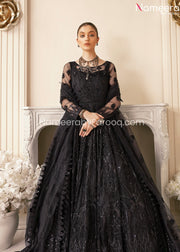 Latest Black Maxi Dress Pakistani for Girls 2021 #PR346