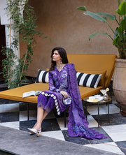 Buy Classical Heavily Embellished Violet Pakistani Kameez Salwar Suit Dupatta