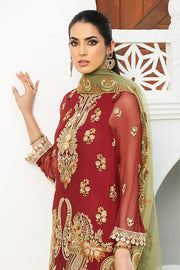 Buy Classical Maroon Heavily Embellished Pakistani Kameez Salwar Suit