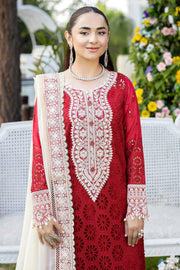 Buy Deep Red Embroidered Long Kameez Trousers Pakistani Party Dress