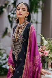 Buy  Elegant Embellished Black Kameez Trousers Pakistani Eid Dress