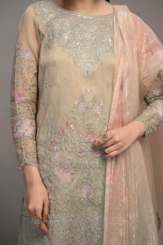 Buy Maria B Pakistani Salwar Kameez Suit in Classical Grey Shade Party Wear