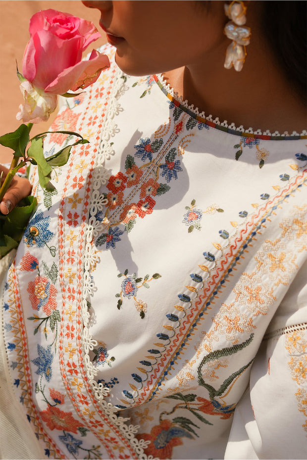 Buy Multi Floral Embroidered Pakistani Kameez Salwar Suit with Dupatta 2023