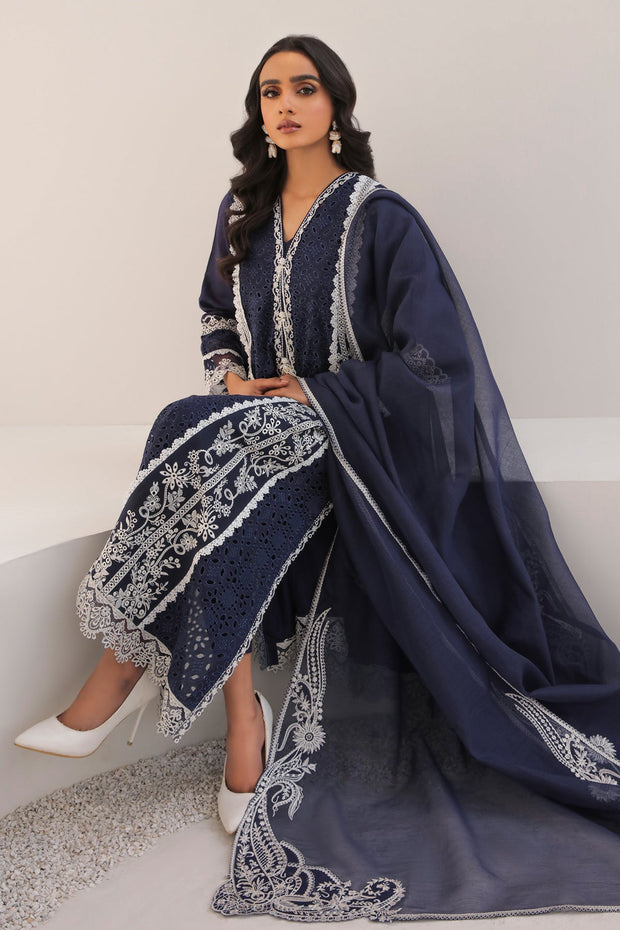 Buy Pakistani Blue Long Kameez Capri Party Wear 2023