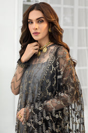 Buy Pakistani Graphite Embroidered Kameez Capri Party Wear 2023